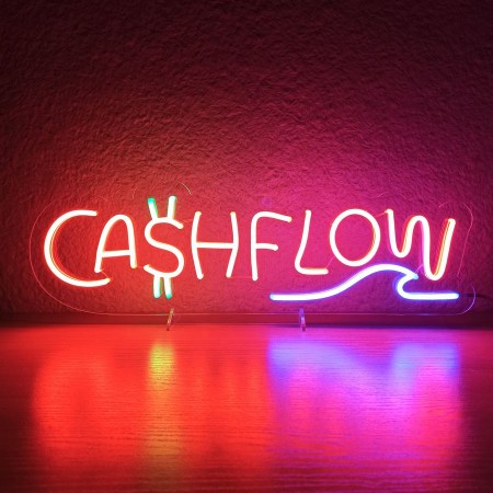 Неоновий світильник CachFlow та хвиля 580х200 acr-n000084