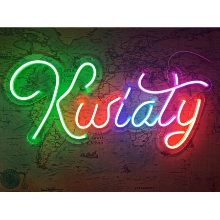 Неоновий світильник KWIATY 530х265 acr-n000079