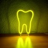Неоновый светильник Зуб 230х325 acr-n000103