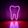 Неоновый светильник Зуб 230х325 acr-n000103