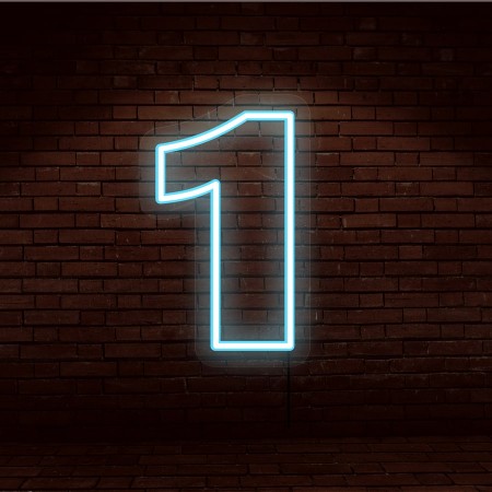 Неоновий світильник Одиниця 225х355 acr-n000072