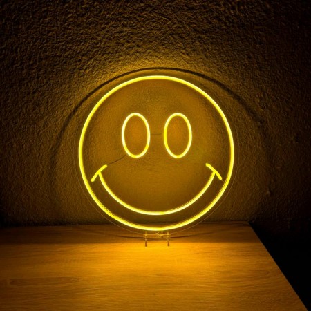 Неоновий світильник Смайл 500х500 acr-n000102