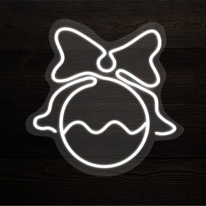 Неоновый светильник Елочная игрушка 330х320 acr-n000013