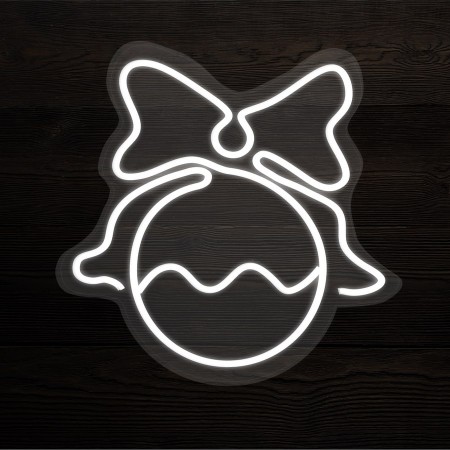 Неоновий світильник Ялинкова іграшка 330х320 acr-n000013