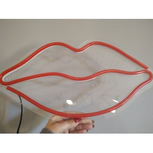 Неоновий світильник Губи 370х195 acr-n000041. Photo 2