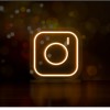 Неоновий світильник Інстаграм 200х200 acr-n000032