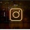 Неоновий світильник Інстаграм 200х200 acr-n000032