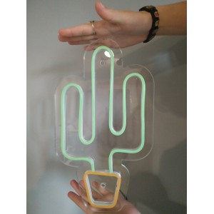 Неоновий світильник Кактус 190х320 acr-n000042. Photo 2