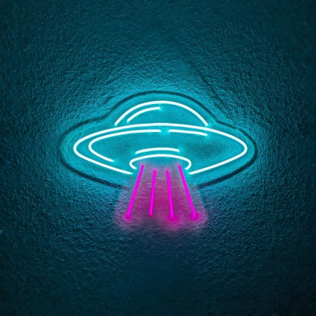 Неоновый светильник НЛО2 500х350 acr-n000127