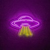 Неоновый светильник НЛО2 500х350 acr-n000127
