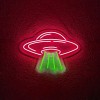 Неоновый светильник НЛО2 500х350 acr-n000127
