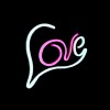 Неоновий світильник Love 300х250 acr-n000092