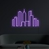 Картина з неону Місто 460х310 acr-n000037