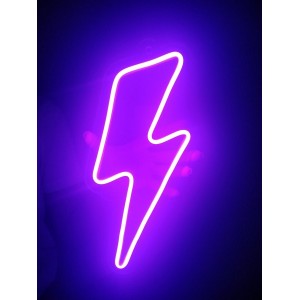 Неоновий світильник Блискавка 150х300 acr-n000011. Photo 3