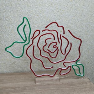 Неоновий світильник Троянда 500х430 acr-n000104. Photo 2