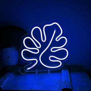 Неоновий світильник Лист 280х280 мм acr-n000068. Photo 2