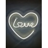 Неоновый светильник Сердце Love 350х320 acr-n000044