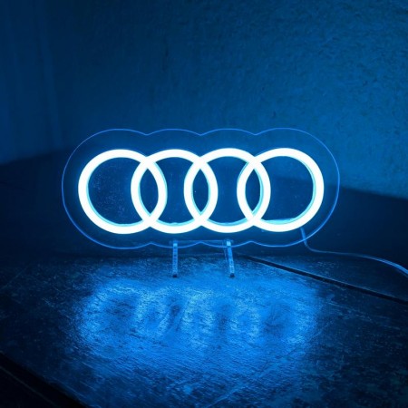 Неоновий світильник Audi 270х120 16 кольорів пульт acr-n000123