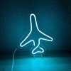 Неоновый светильник Самолет 250х300 acr-n000089