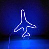 Неоновый светильник Самолет 250х300 acr-n000089