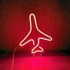 Неоновый светильник Самолет 250х300 acr-n000089