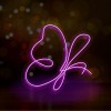 Неоновий світильник Абстрактний метелик 310х300 acr-n000063
