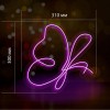 Неоновий світильник Абстрактний метелик 310х300 acr-n000063