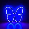 Неоновый светильник Бабочка 420х370 acr-n000022