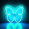 Неоновый светильник Бабочка 420х370 acr-n000022