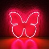 Неоновый светильник Бабочка 420х370 acr-n000022
