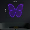 Неоновый светильник Бабочка 420х370 acr-n000022