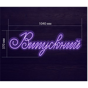 Неоновый светильник Випускний 1040х370 acr-n000031. Photo 2