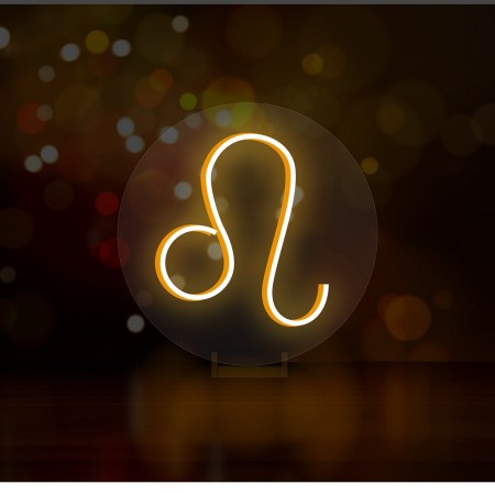 Знак зодіаку Неоновий світильник Лев 250х250 acr-n000073