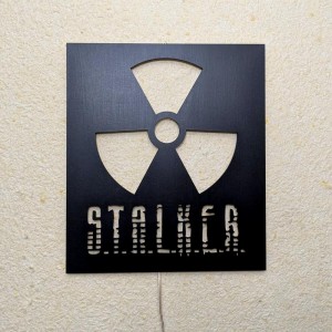 Панно декоративная картина на стену Сталкер 2 350х400 acr-p000202