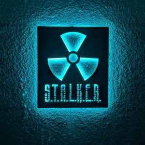 Панно декоративное картина на стену Сталкер 2 LED подсветка 16 цветов пульт 350х400 acr-p000204. Photo 3