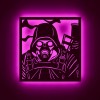 Панно декоративное картина на стену Сталкер персонаж LED подсветка 16 цветов пульт 380х400 acr-p000274