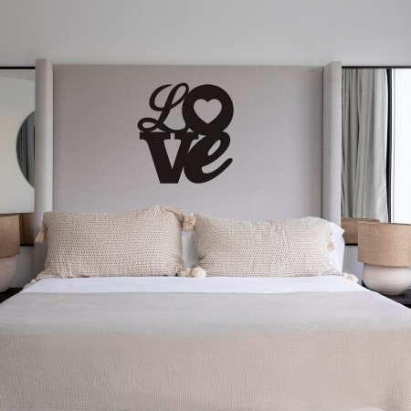 Панно декоративная картина на стену Love LED 16 цветов телефон 300х315 acr-p000032