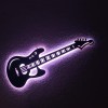 Панно декоративне картина на стіну Гітара LED-SMART 16 кольорів пульт 742х250 acr-p000107