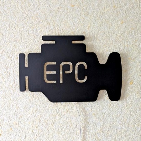 Панно декоративная картина на стену Check Engine EPC 300х195 acr-p000184