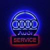 Панно декоративная картина на стену Audi SERVICE 490х600 acr-p000147