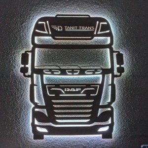 Панно декоративное картина на стену DAF LED 16 цветов пульт 760х900 acr-p000180