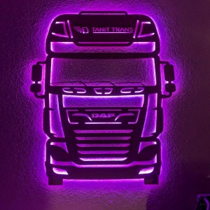 Панно декоративная картина на стену DAF LED 16 цветов телефон 760х900 acr-p000181