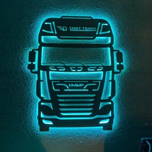 Панно декоративная картина на стену DAF LED 16 цветов телефон 760х900 acr-p000181. Photo 2