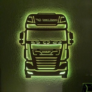 Панно декоративное картина на стену DAF LED 16 цветов пульт 760х900 acr-p000180. Photo 2