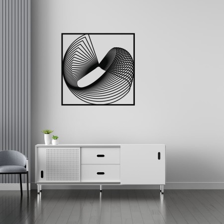 Панно декоративне картина на стіну Об'ємна крива 1108х1093 acr-p000016