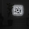Панно декоративне картина на стіну М'яч LED підсвітка 350х350 acr-p000283
