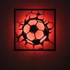 Панно декоративне картина на стіну М'яч LED підсвітка 350х350 acr-p000283