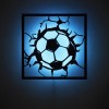 Панно декоративне картина на стіну М'яч LED підсвітка 350х350 acr-p000283
