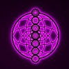 Панно декоративное картина на стену Чакры круглое LED подсветка 800х922 acr-p000252