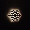 Панно декоративне картина на стіну Сніжинка LED-SMART 16 кольорів пульт 400х400 acr-p000212